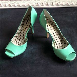 New Size 9.5 Jessica Simpson Mint Green Heels